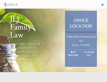 Tablet Screenshot of jljfamilylaw.com